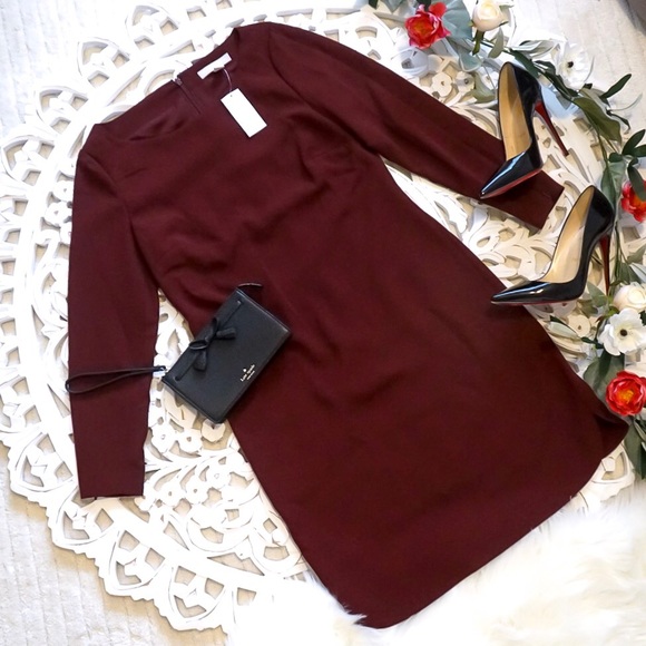 Banana Republic Dresses & Skirts - 🆕 NWT Banana Republic Burgundy Shift Dress